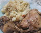 Foto del paso 5 de la receta: Pollo en la cacerola con moztaza y salsa de soja