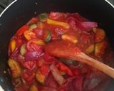 A picture of step 5 of Mediterranean Vegetable Pasta.