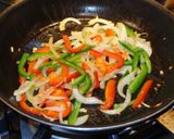 A picture of step 1 of Scrambled Egg and Pepper Flautas.