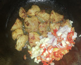 Foto del paso 2 de la receta: Espaguetis con cerdo cocinados en caldero