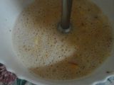 عصير طبيعي منعش 👌🍌🍑 مانجا موز وخوخ 💞 ما احلى الصيف 😄