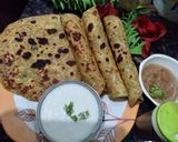 A picture of step 8 of गुजराती लौकी के थेपला (louki ke thepla recipe in hindi).