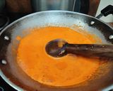 A picture of step 3 of Kashmiri dum aloo.