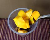 Foto langkah ke 3 dari resep Mamaci Fresh Milk With Mango & Boba.