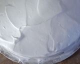 A picture of step 5 of Mango tres leches Cake.
