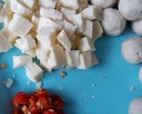 Foto langkah ke 5 dari resep Cilok Ayam Mercon | Cilok Keju Bumbu Kacang.