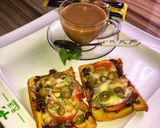 A picture of step 3 of Bread pizza.