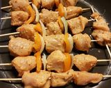 A picture of step 3 of Tandoori boti.