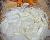 Foto del paso 1 de la receta: Espirales al curry con langostinos y un toque de mandarina y Pan mantou