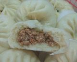 Foto langkah ke 10 dari resep Pao Kacang Tanah dan Bakpao Ayam Kecap.
