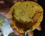A picture of step 6 of Cheesy Banana Canape with Creamy Minty Chana.
