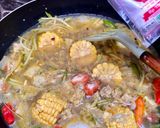 Foto langkah ke 5 dari resep Lodeh Kikil, Labu Siam, Tempe | Sayur Godog Khas Betawi 🥘.