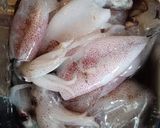 Foto langkah ke 3 dari resep Cumi Hitam Lombok Ijo.