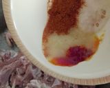 A picture of step 2 of Fried Mutton chops.