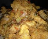 Foto langkah ke 4 dari resep Ayam krispi dan jamur krispi bumbu bawang pedas.