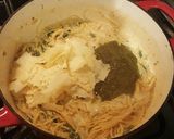 A picture of step 10 of Creamy Pesto Bacon Chicken Pasta.