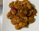 Foto langkah ke 2 dari resep Tumis udang pedas simple.