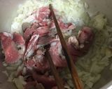 Hình bước làm 1 của món Phở Bò Sốt Vang mà thiếu vang tại xứ hoa anh đào