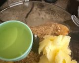 A picture of step 2 of Plantain chocolate chip cake.