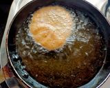 A picture of step 3 of Gujarati Malpua / Wheat flour and jaggery malpua.