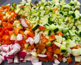 Foto del paso 2 de la receta: Lasaña de berenjena con verduras y carne picada