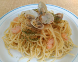 Foto del paso 6 de la receta: Espaguetis con almejas y gambas