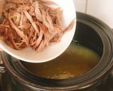 Hình bước làm 3 của món Cháo vịt