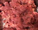 A picture of step 1 of Beef kofta.