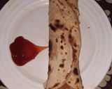 A picture of step 1 of Egg potato roll.