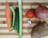 Foto del paso 1 de la receta: 2x1 Sopa y Ropa "casi" vieja