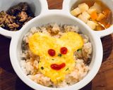 Hình bước làm 6 của món Chiên trứng với một cái đuôi