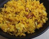 A picture of step 3 of Weightloss poha.