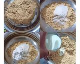 A picture of step 2 of Double Layer Chocolate Peda.