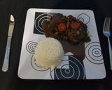 Foto del paso 4 de la receta: Pollo arvejado con vino