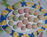 Foto langkah ke 3 dari resep Onde-onde pelangi.
