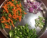 A picture of step 2 of Masala Chatpata Pasta.