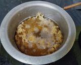 A picture of step 6 of Malai Ghevar.