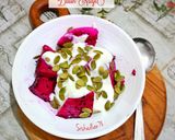 Foto langkah ke 3 dari resep Plain Yogurt buah Naga.