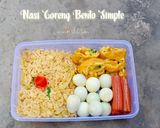 Foto langkah ke 5 dari resep Nasi goreng bento simple.