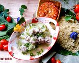 Hình bước làm 3 của món Canh bí xanh nấu chả cá