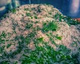 A picture of step 2 of Wisewoman Dill Finishing Salt.