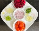 A picture of step 1 of Dragon Fruit Salsa.
