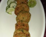 A picture of step 4 of Chickpea rissoles #mashujaarecipe.