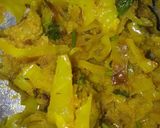 A picture of step 5 of Cabbage-Potatoes Sabji.