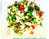 A picture of step 3 of Paneer salad.