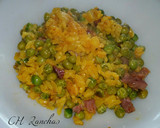 Foto del paso 6 de la receta: Arroz con guisantes y jamón