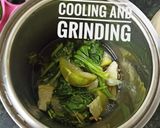 A picture of step 3 of Hariyali Soup.