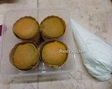 Foto langkah ke 8 dari resep Creamy Matcha Castella Cupcake.