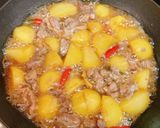 Hình bước làm 3 của món Thịt Kho Khoai Tây