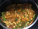 Pique de garbanzo y atún
